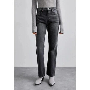 Re/Done Ink Black High Rise Loose '90s Jeans Womens Size 23